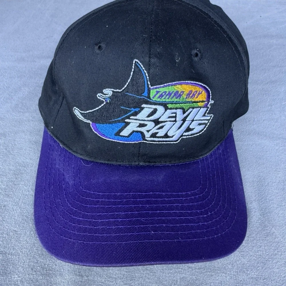 Vintage Annco Tampa Bay Devil Rays hat‎ cap Baseballs MLB